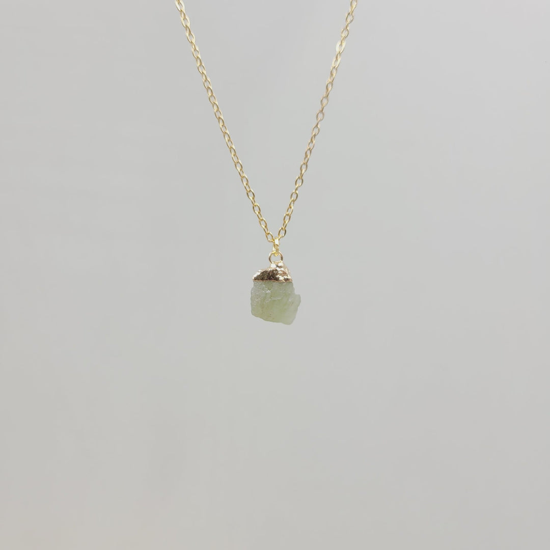 Olivenorma Irregular Crystal Raw Stone Gem gemstone Necklace - Peridot - image 35