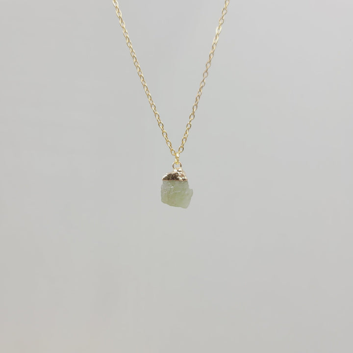 Olivenorma Irregular Crystal Raw Stone Gem gemstone Necklace - Peridot - image 35