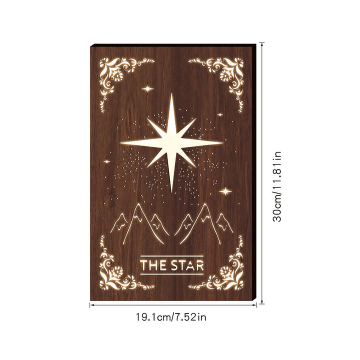 Olivenorma "THE STAR" Wooden Hill Starry Sky Lamp Decoration - image 6