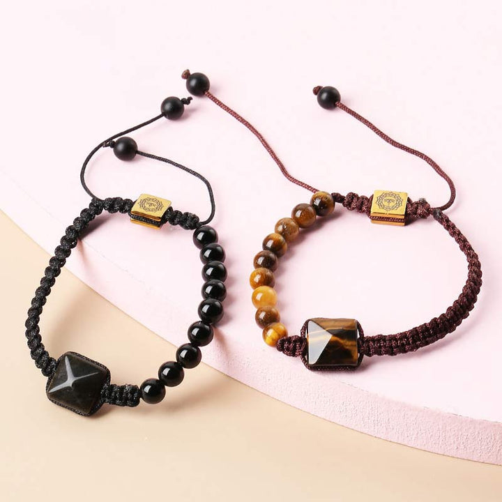 Natural Tiger Eye Protection Bracelet - image 0