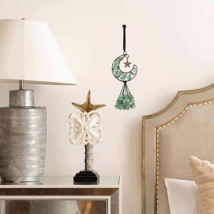 Olivenorma Moon And Star Chakra Crystal Wind Chime - image 21