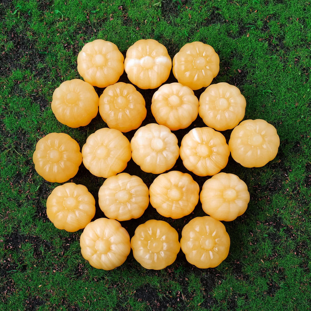 Olivenorma 1PC Yellow Calcite Mini Pumpkin Gemstone Decoration - image 7