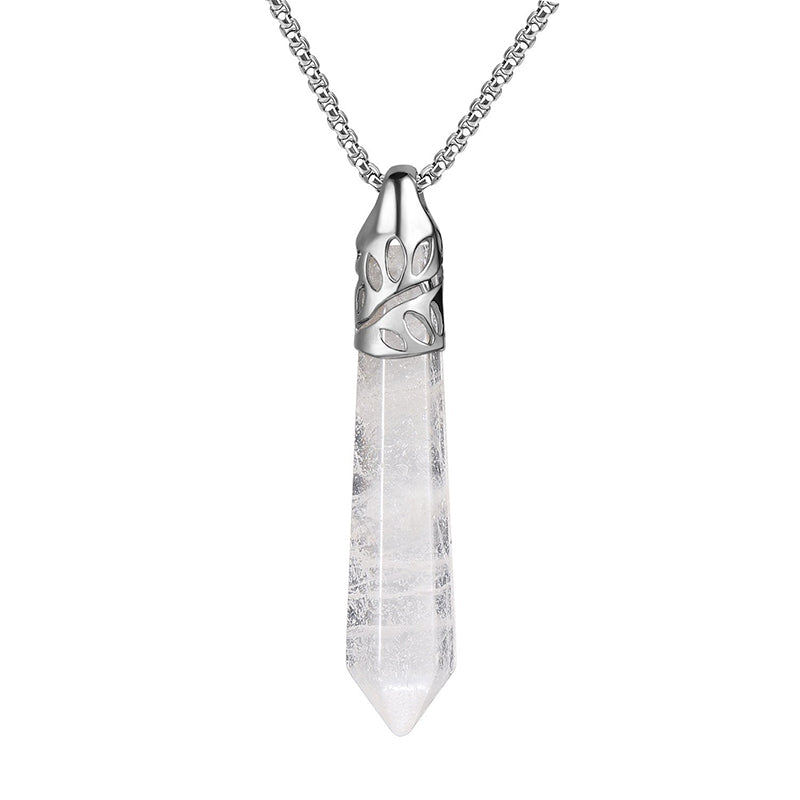 Crrystal Bullet Protection Gemstone Necklace - Clear Crystal - image 10