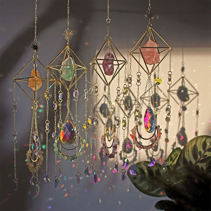 Olivenorma Rainbow Maker Crystal Suncatcher Gemstone Ornament - image 0