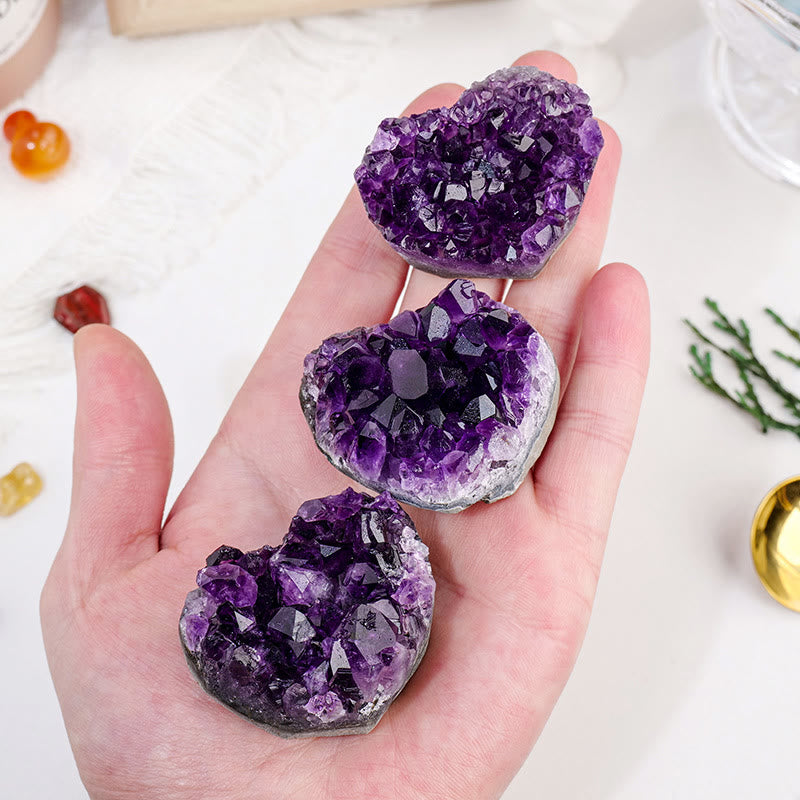 Olivenorma Amethyst Crystal Cluster Natural Stone - image 3