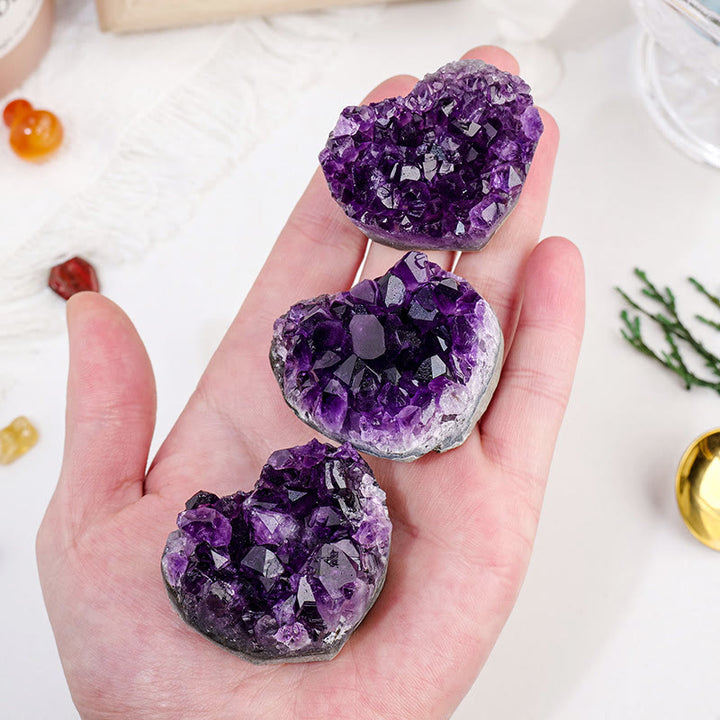 Olivenorma Amethyst Crystal Cluster Natural Stone - image 3