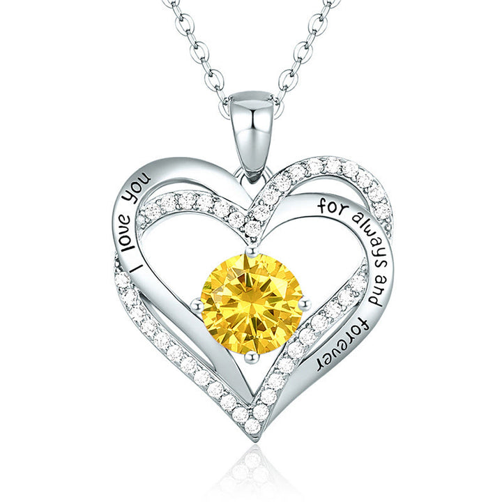 FREE Today: "I Love You Always and Forever" – Forever Love Birthstone Heart Necklace - image 26