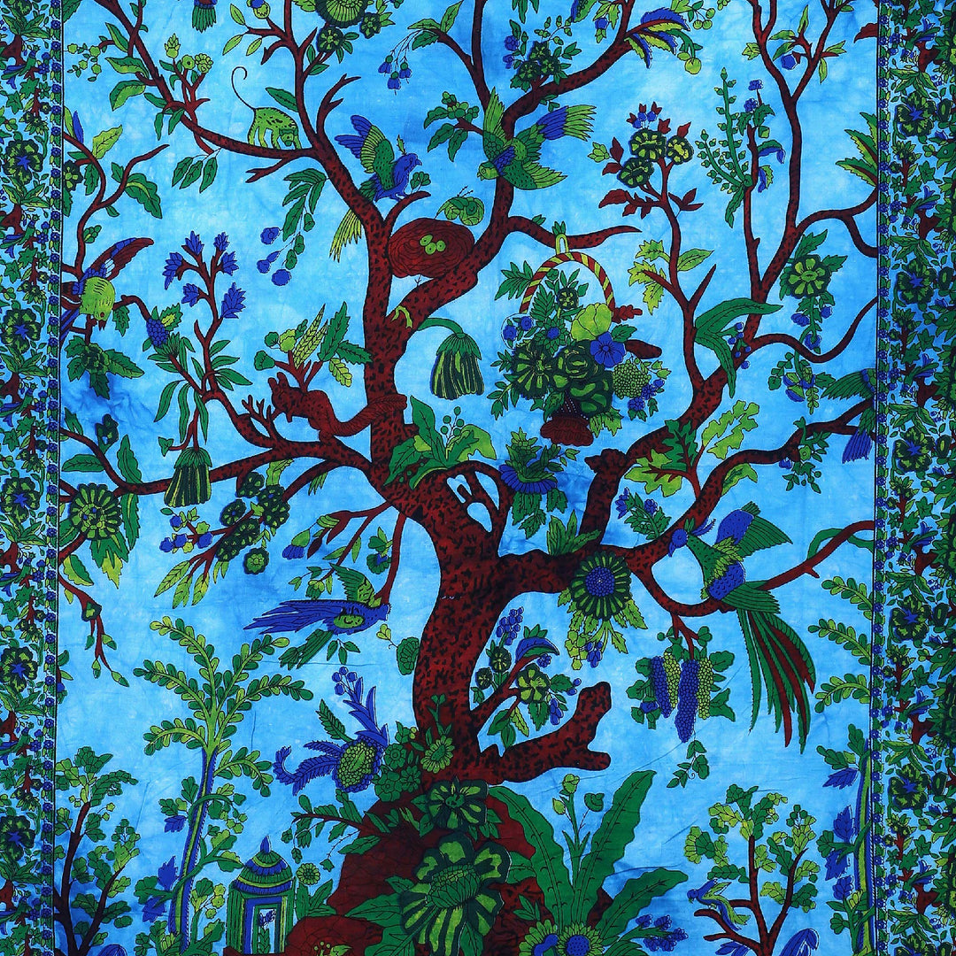 Olivenorma Green Tree Of Life Wall Hanging Psychedelic Tapestry - image 12