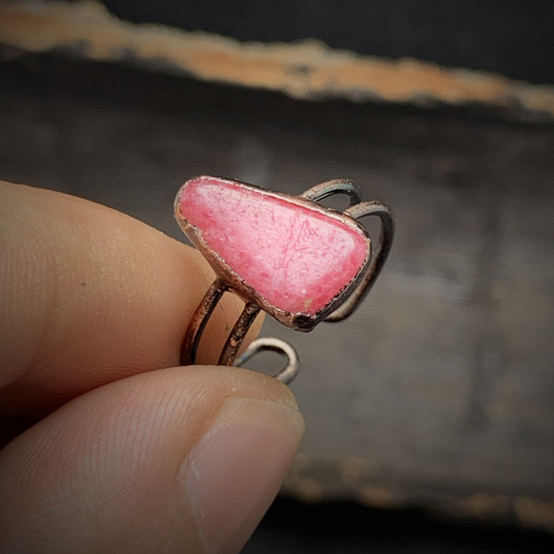 Olivenorma Natural Irregular Raw Stone Twelve Birthstone Adjustable Ring - image 43