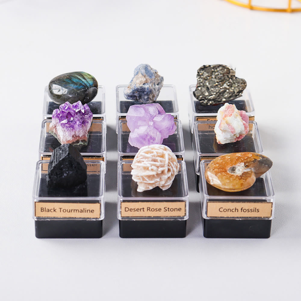 Olivenorma 9pcs Set Natural Crystal Set Gift Box - image 1