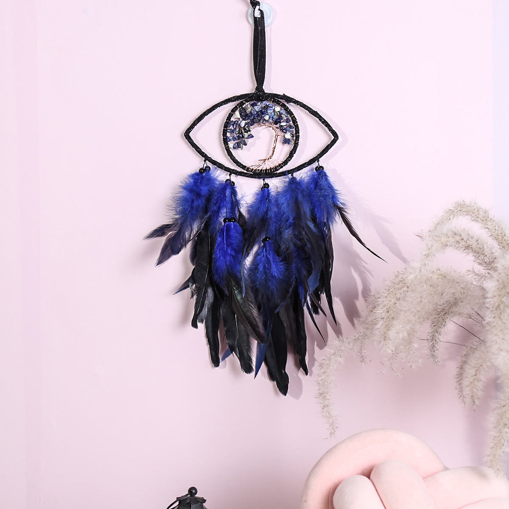 Olivenorma Sodalite Tree of Life Feather Dream Catcher - image 1