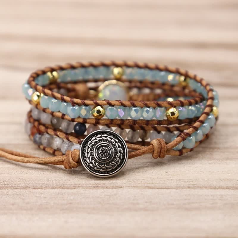 Olivenorma Healing Opal Bead Meditation Protection Bracelet - image 3