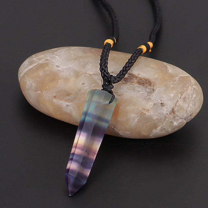 Olivenorma Fluorite Alleviate Anxiety Necklace - Fluorite - image 0