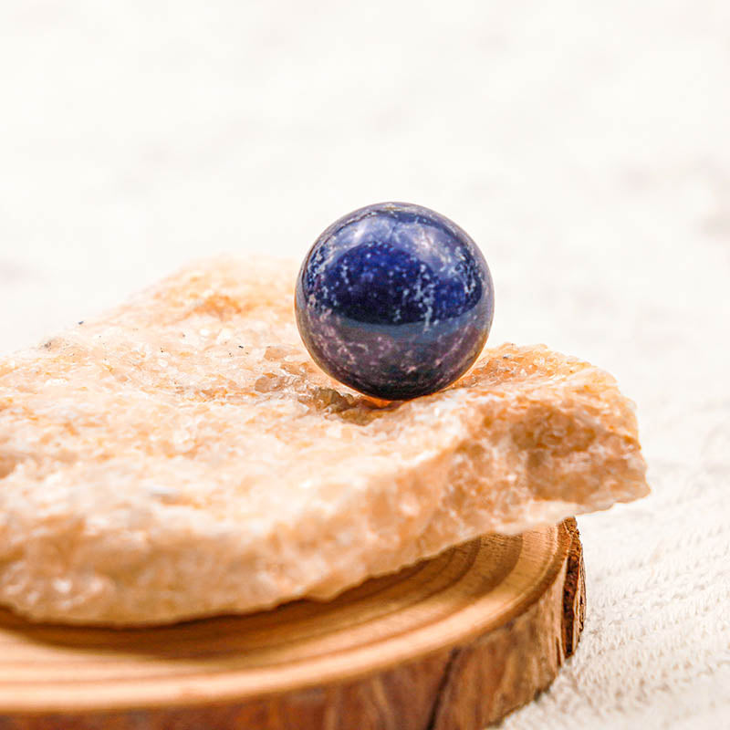 Olivenorma Sapphire Healing And Peace Crystal Sphere - image 1