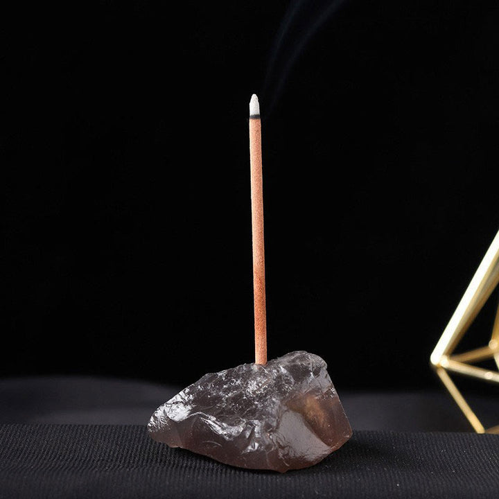 Olivenorma Crystal Raw Stone Incense Stick Holder Gemstone Decoration - image 9