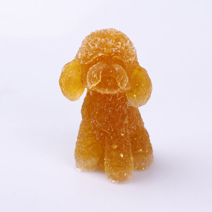 Olivenorma Natural Crystal Poodle Gemstone Decoration  - Citrine - image 3