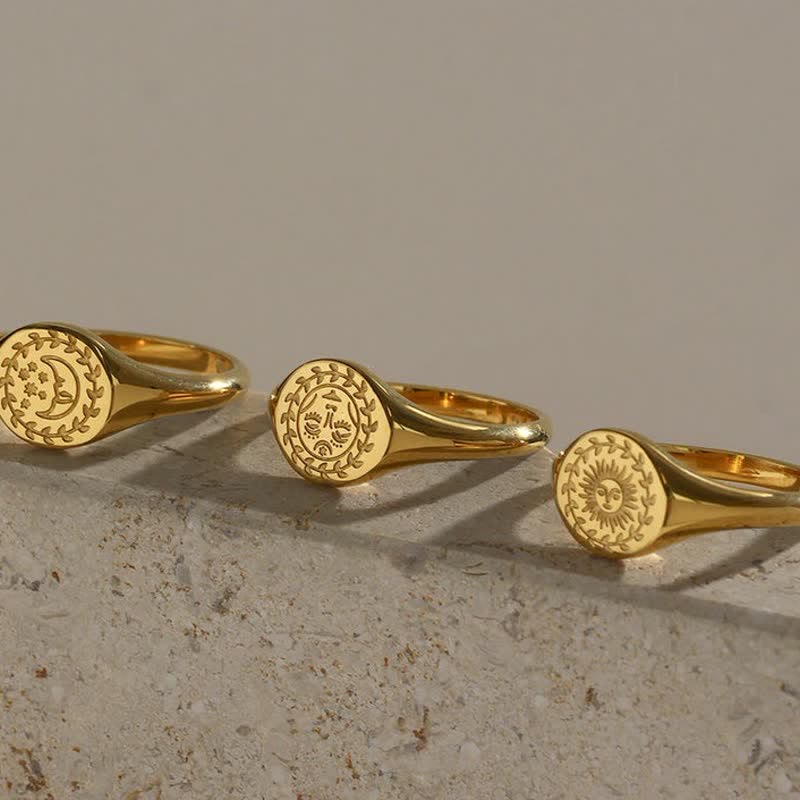 Olivenorma Tarot Card Sun And Moon Ring - image 4