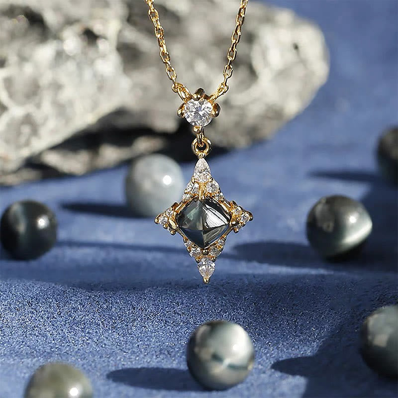 Olivenorma“Eternal Bliss” - Natural London Blue Topaz Necklace - Blue Topaz - image 0