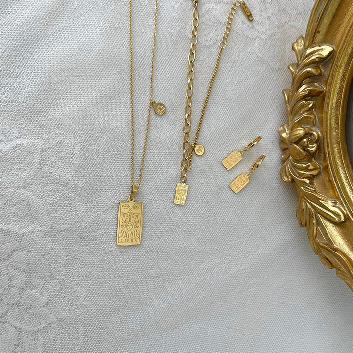 Olivenorma Gold Filled Chain Zodiac Necklace - image 11