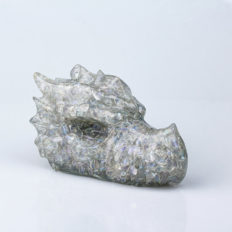 Olivenorma Crystal Epoxy Faucet 1kg Ornament Gemstone Decoration - Moonstone - image 26