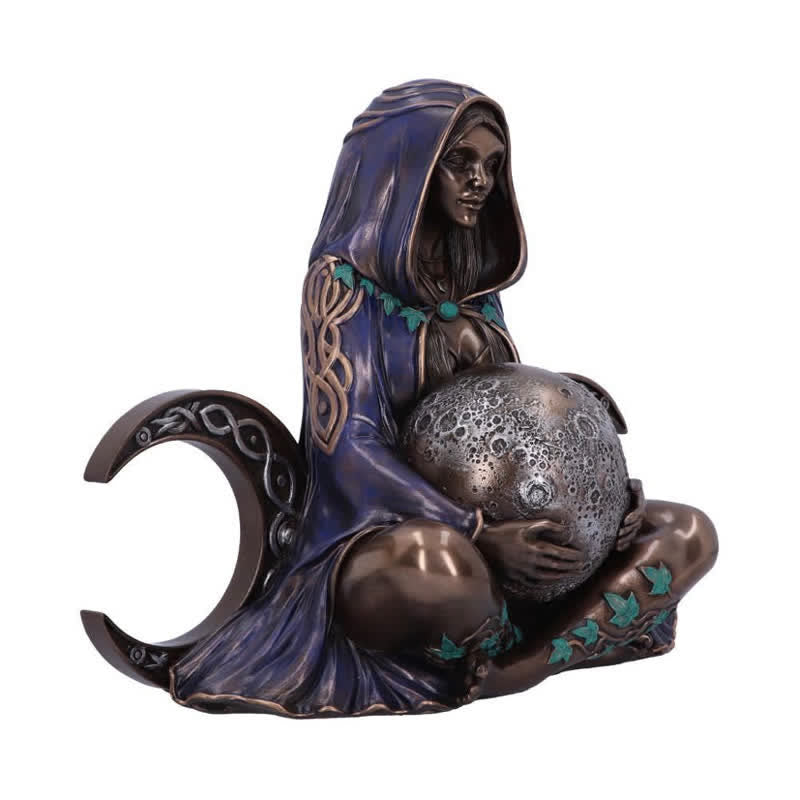  Olivenorma Triple Moon Goddess Statue Decoration - image 5