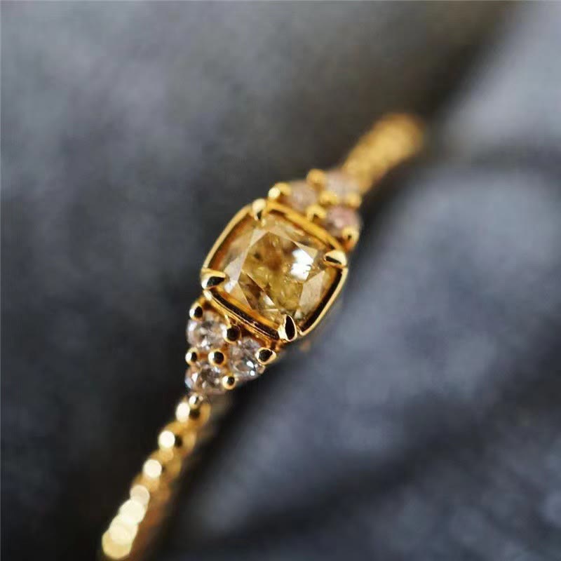 Olivenorma Delicate Natural Citrine Ring - image 3