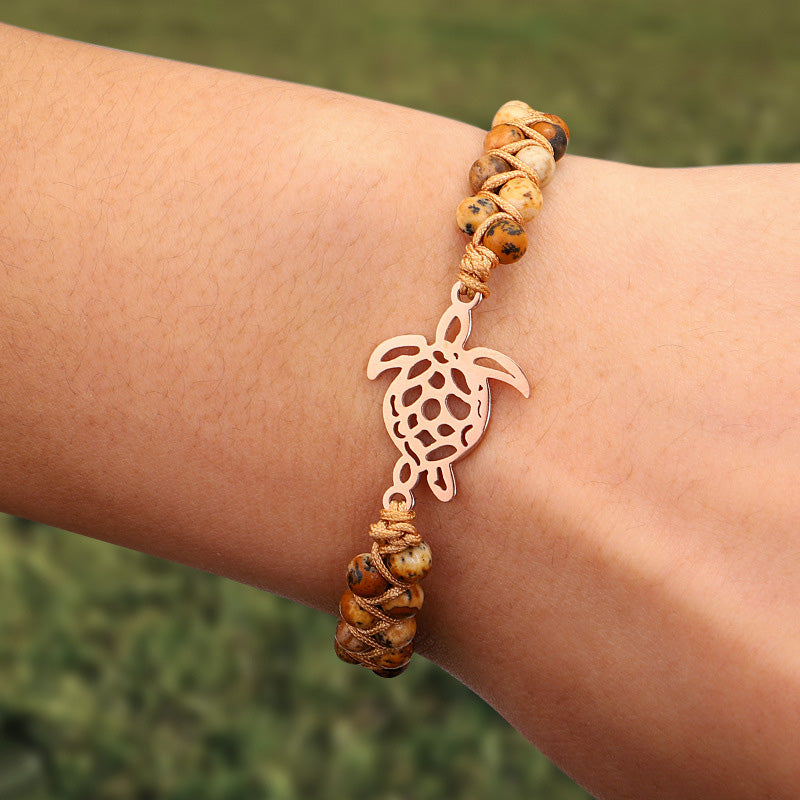 Natural Stone Turtle Bracelet - image 12