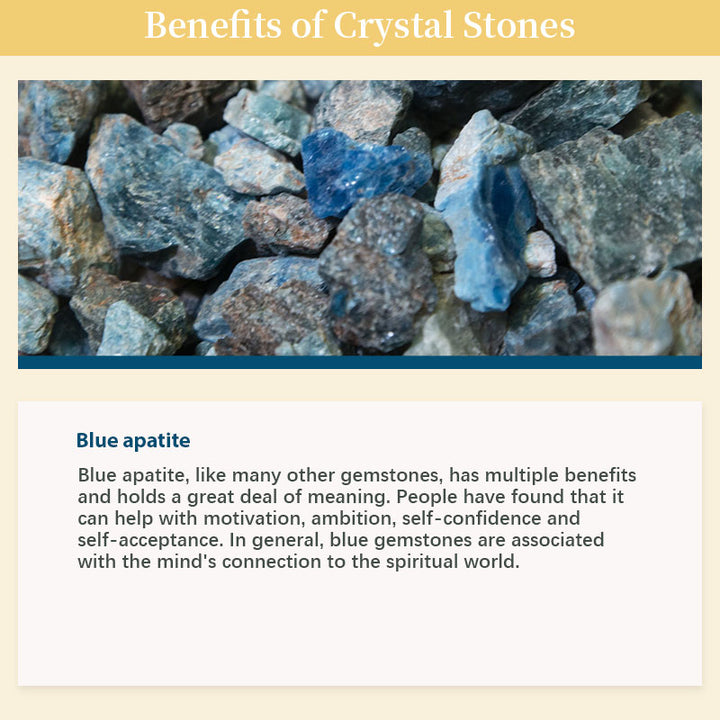 Blue apatite Strength Crystal Sphere - image 7