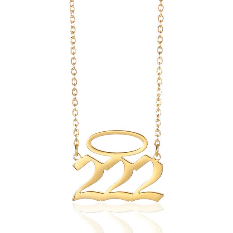Olivenorma Lucky Angel Number With Angel Aperture Necklace - image 14