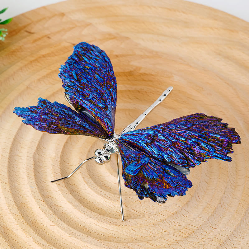 Olivenorma Aura Tourmaline Kyanite Dragonfly Gemstone Decoration - image 5