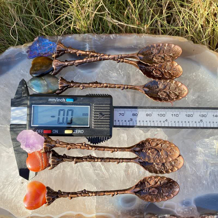 Olivenorma With Crystal Witches Herb Spoon Decoration - image 22