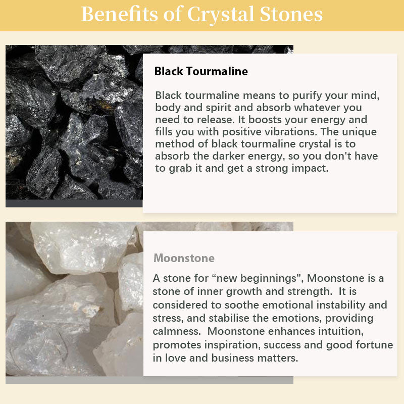 Easter Moonstone Tourmaline New Beginnings Crystal Egg - image 10