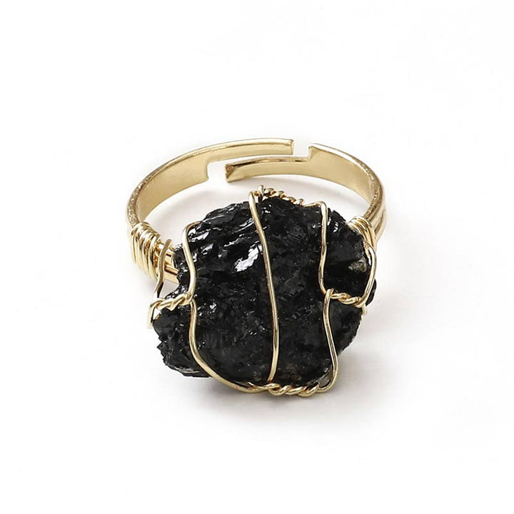 Natural Crystal Irregular Ring - image 17