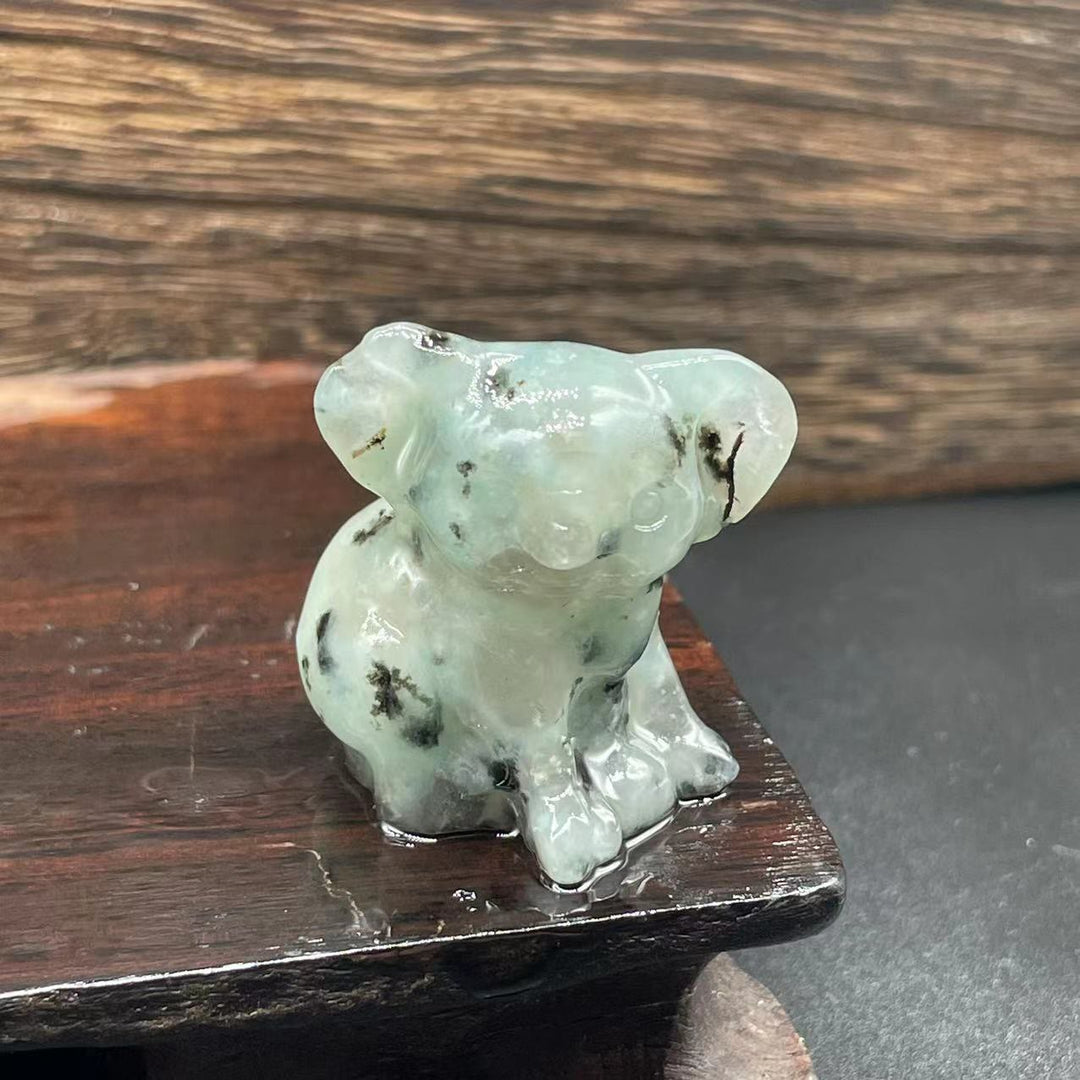 Olivenorma 1.2 Inches Carved Cute Koala Figurine Gemstone Decoration - Tianshan Blue Dtone - image 37
