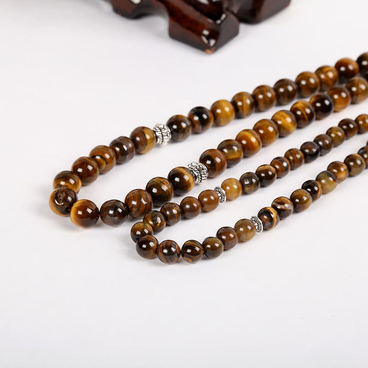 Olivenorma Tiger Eye 33pcs 99pcs Muslim Prayer Rosary Bracelet - image 4