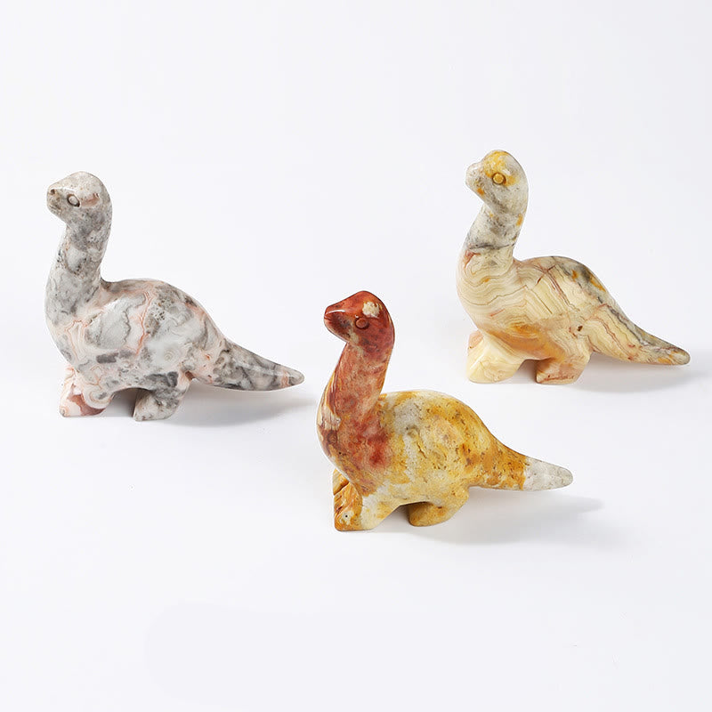 Olivenorma 2.5 Inches Crystal Dinosaur Home Docor Gemstone Decoration - Crazy Onyx - image 9