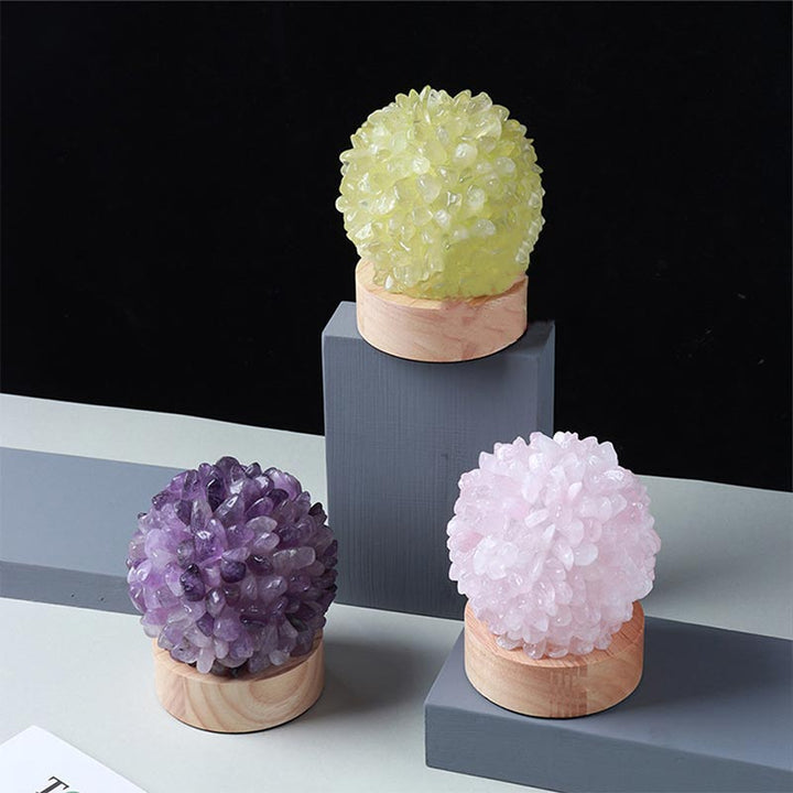 Olivenorma Christmas Crystal Stone Night Light Decoration - image 1