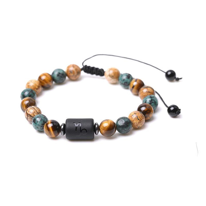 Tiger Eye Picture Jasper Zodiac Bracelet - Capricorn - image 12