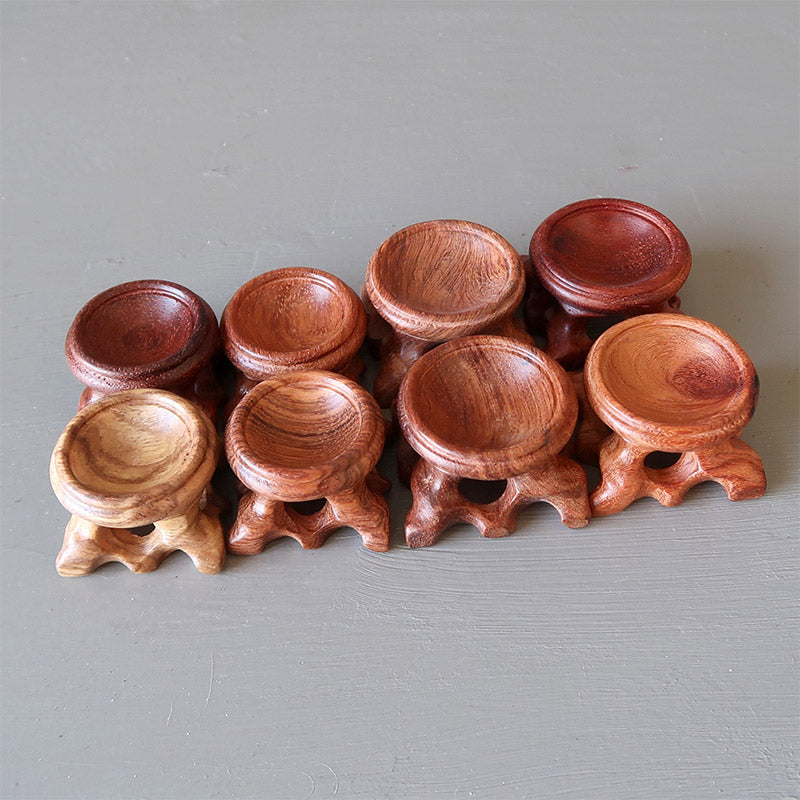 Olivenorma Wood Stands for Crystal Ball Spheres Eggs Pastoral Decorative Display - image 8