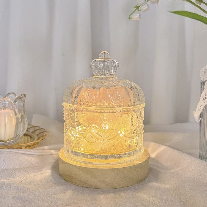 Olivenorma Diffuser Stone Carved Glass Cup Crystal Aromatherapy Lamp - Rose Quartz&Clear Crystal - Lavender - image 11