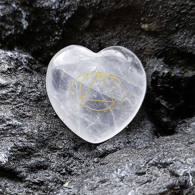 7 Chakra Stones Heart-shaped Crystal Set - image 11