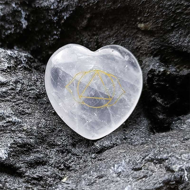 7 Chakra Stones Heart-shaped Crystal Set - image 11