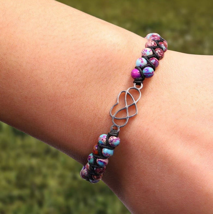 Bohemian Handwoven Bracelet Hollow Heart Bracelet - image 1