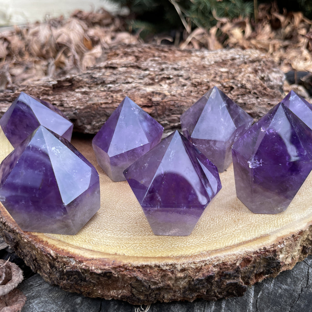 Olivenorma Amethyst Tower Point Large Chunky Obelisk Gemstone Decoration - image 6