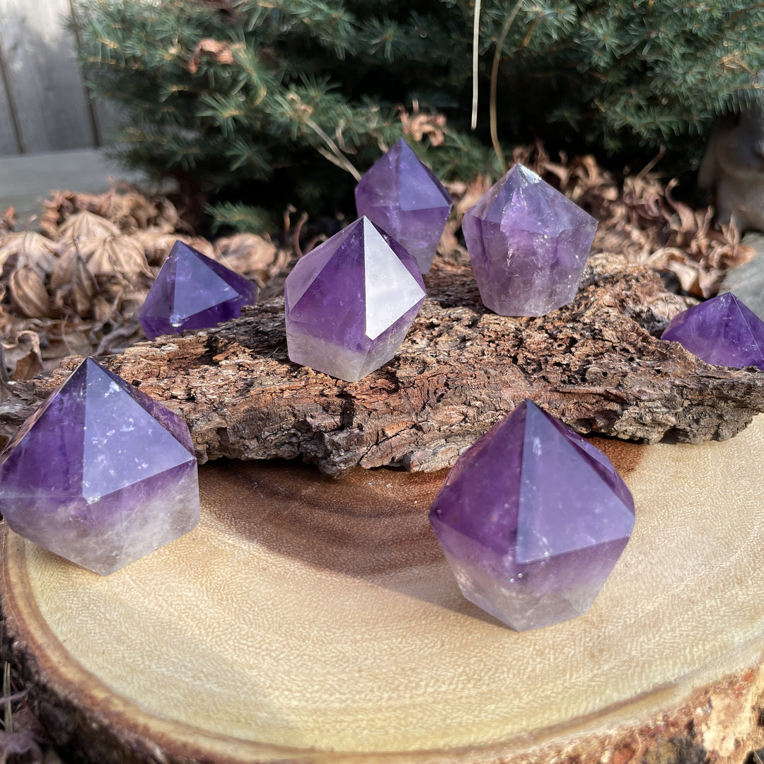 Olivenorma Amethyst Tower Point Large Chunky Obelisk Gemstone Decoration - image 8