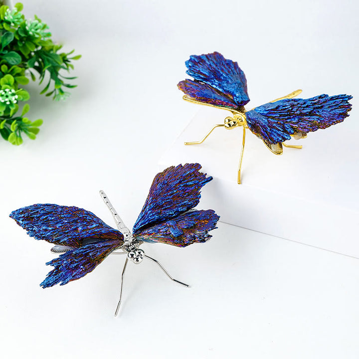 Olivenorma Aura Tourmaline Kyanite Dragonfly Gemstone Decoration - image 6