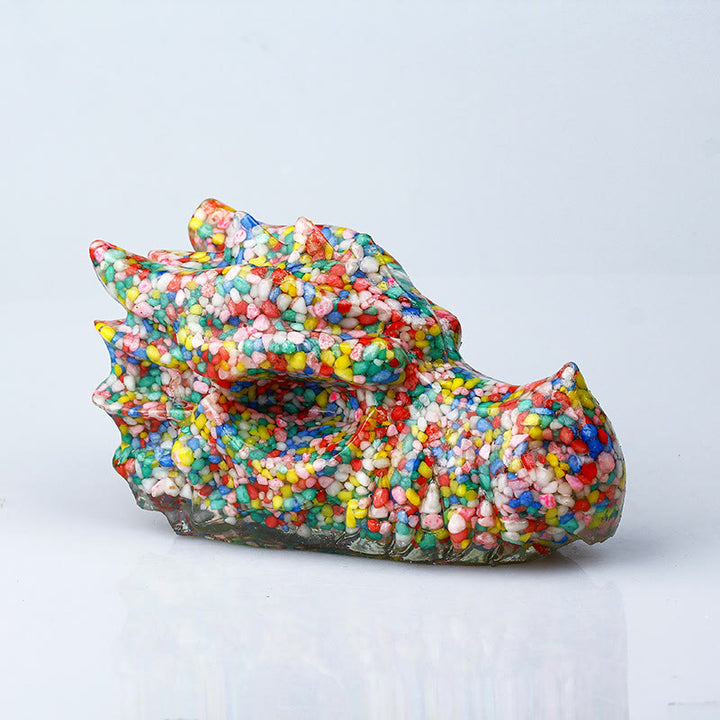 Olivenorma Crystal Epoxy Faucet 1kg Ornament Gemstone Decoration - Colored Jade - image 36