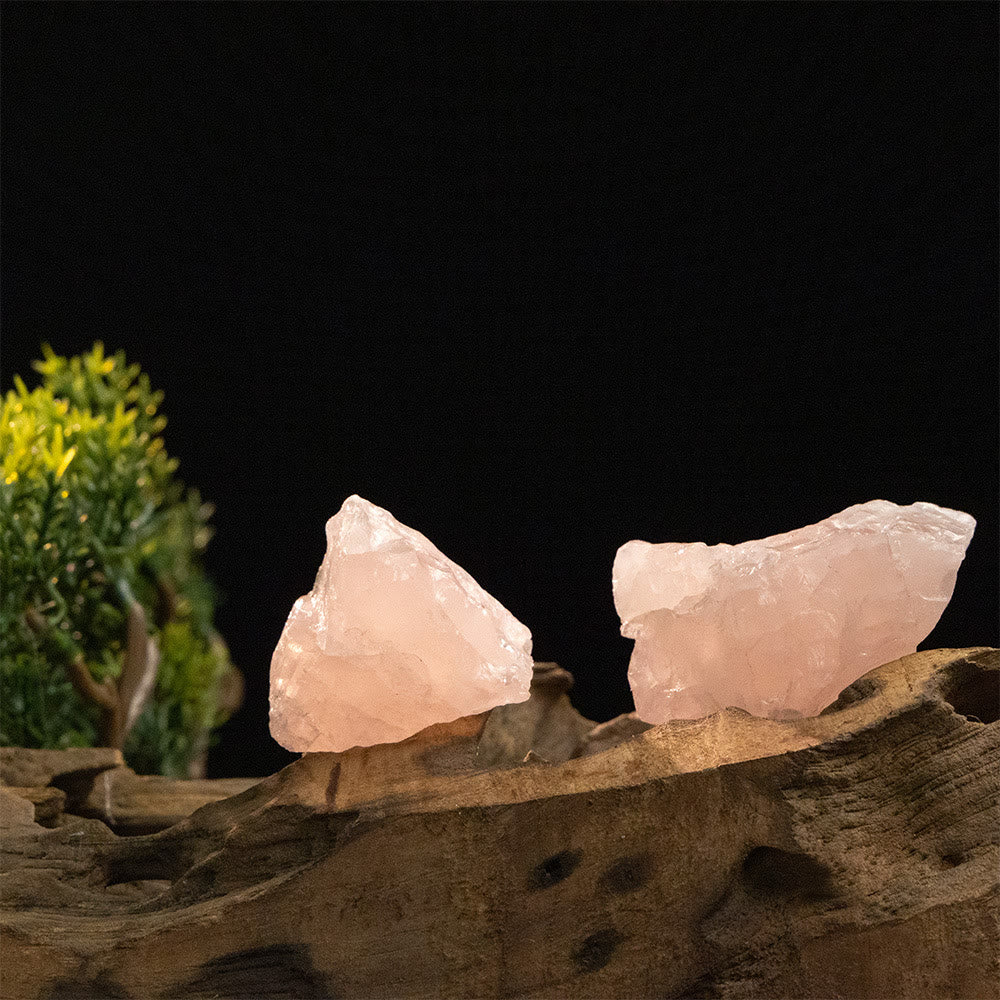 Olivenorma Rose Quartz Aroma Diffuser Crystal Natural Stone - 3-5cm - 100g - image 0