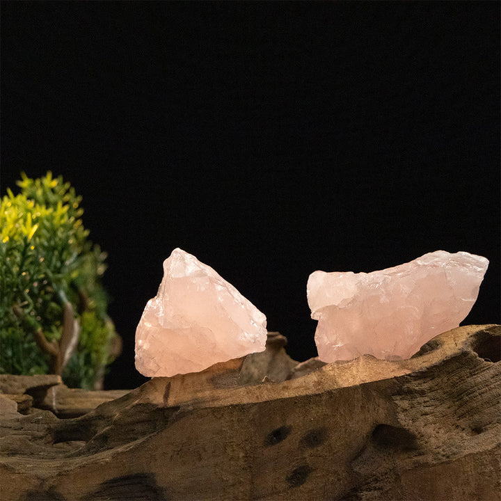 Olivenorma Rose Quartz Aroma Diffuser Crystal Natural Stone - 3-5cm - 100g - image 0