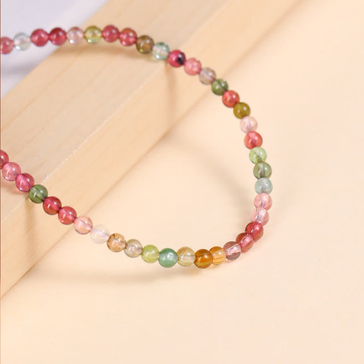 Olivenorma Natural Tourmaline 3cm Beaded Lucky Bracelet - image 6